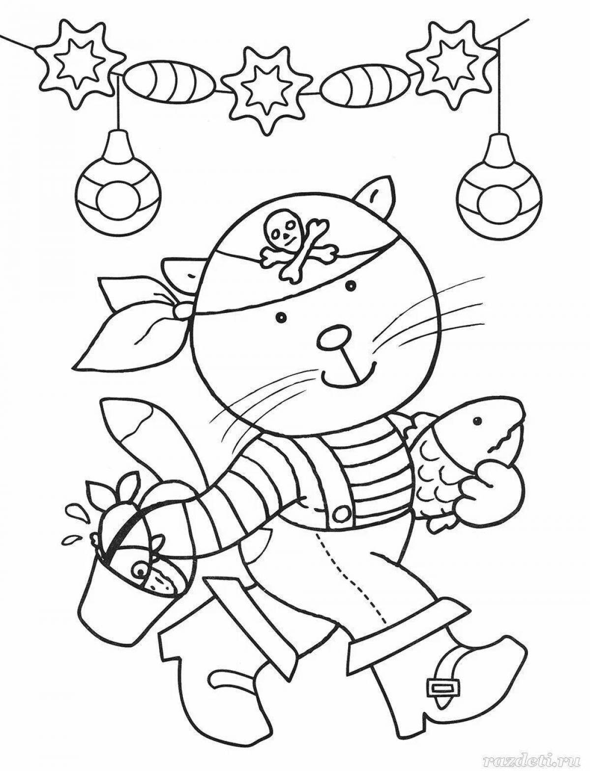 Joyful Christmas coloring book for preschoolers