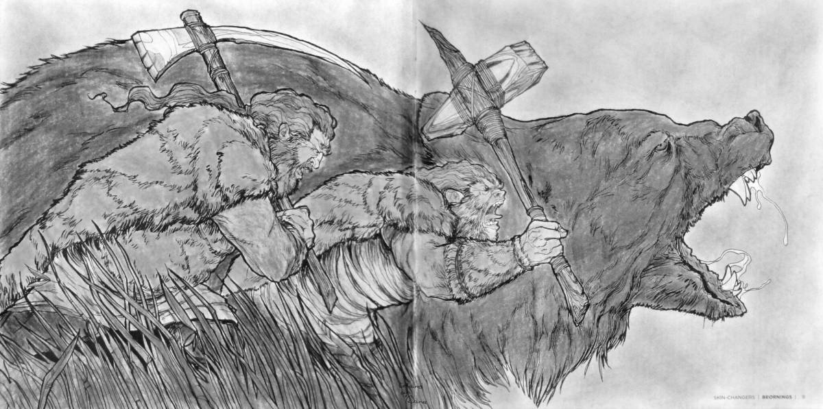 Photo Tempting coloring of the creatures of Tolkien's world