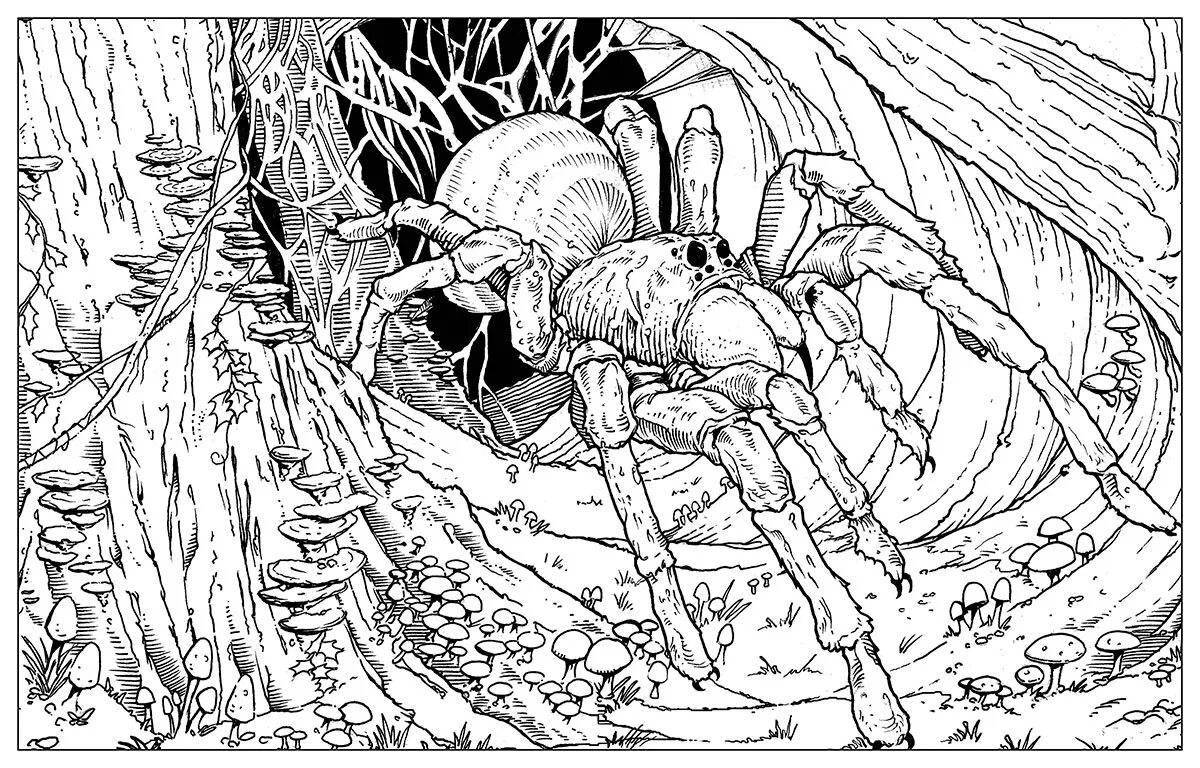 Photo Delightful coloring of the creatures of Tolkien's world