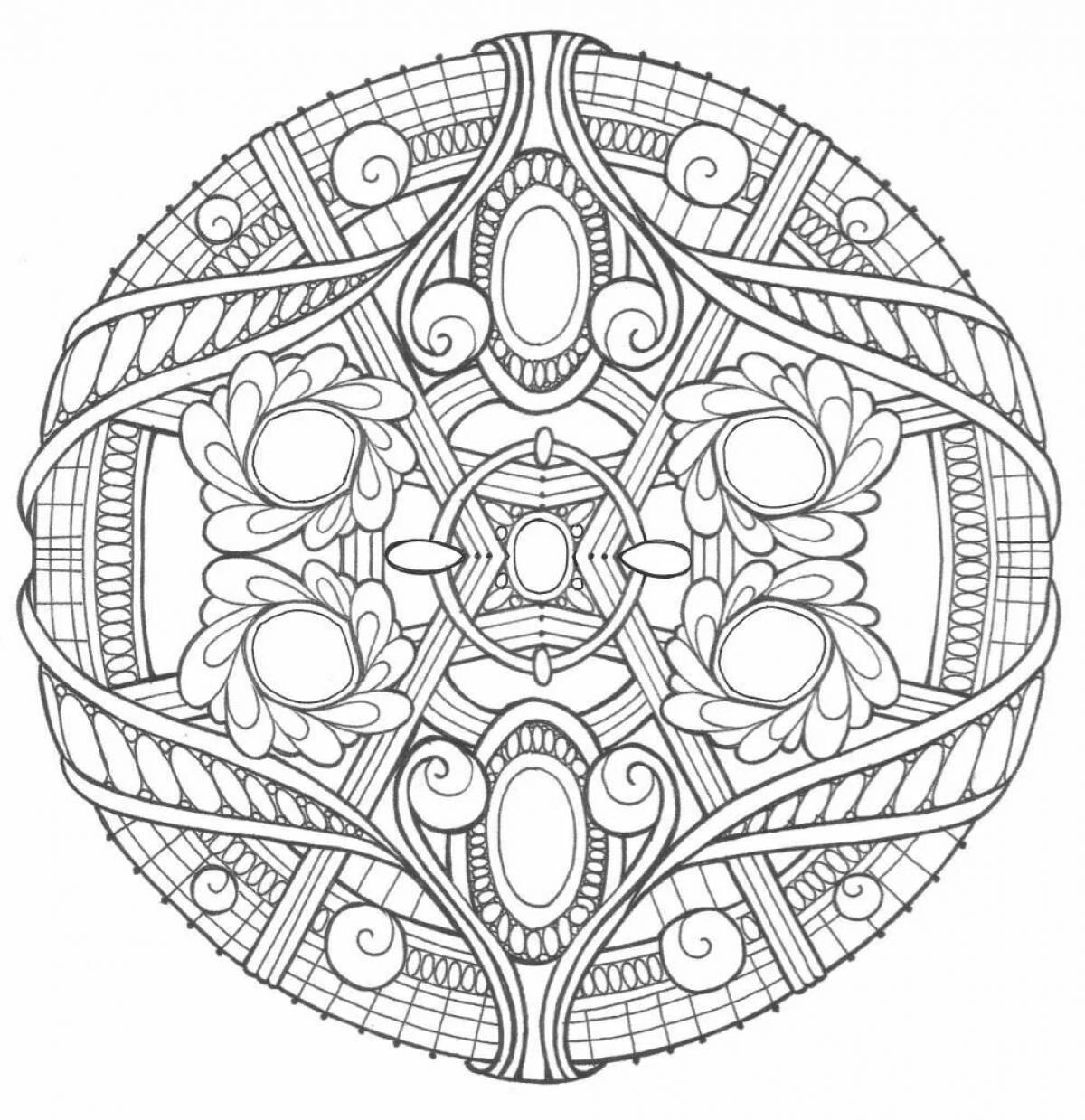 Great meditation coloring book