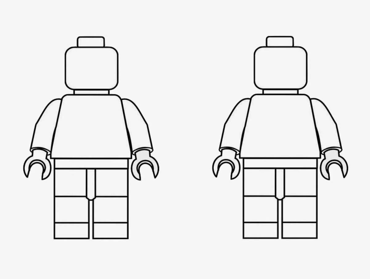 Лего человечки для детей #13
