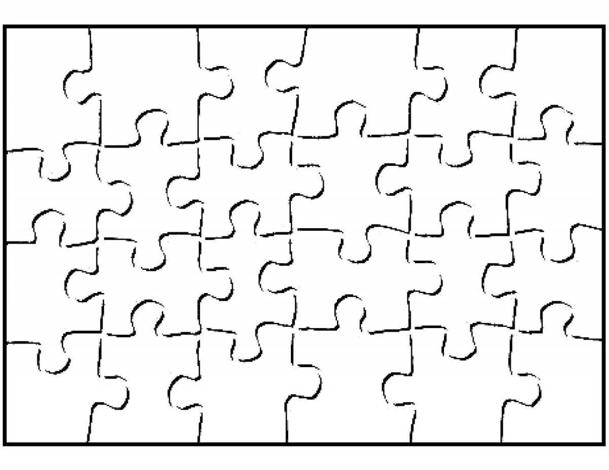 Puzzle and cut #6