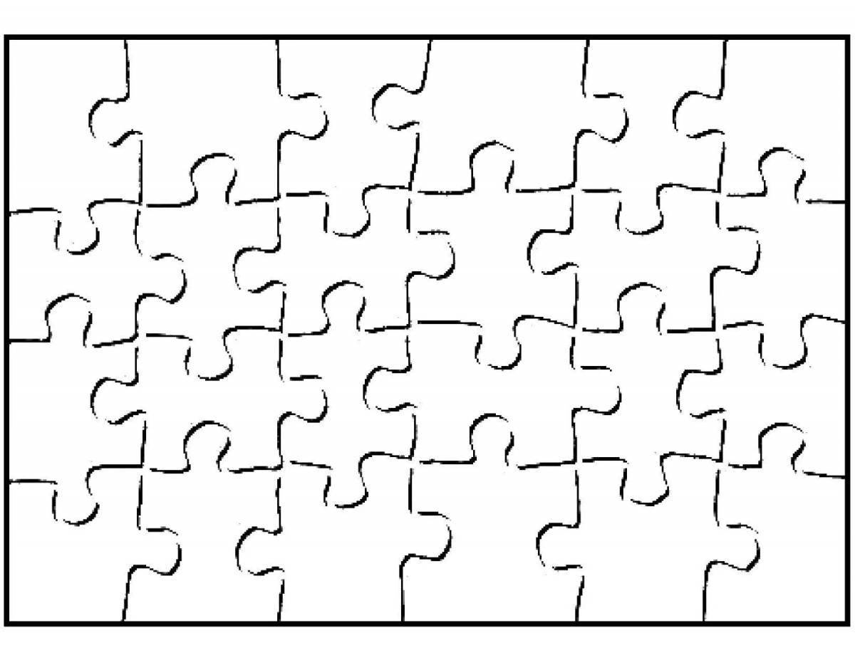Puzzle and cut #6