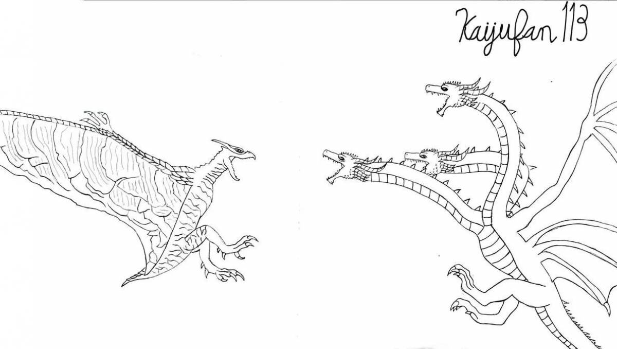 Photo With godzilla and kingidora #7