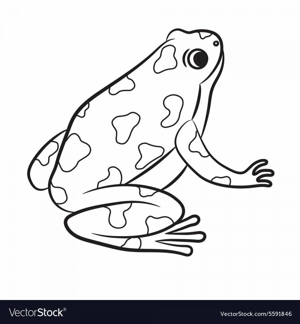 Peppy coloring cute frog