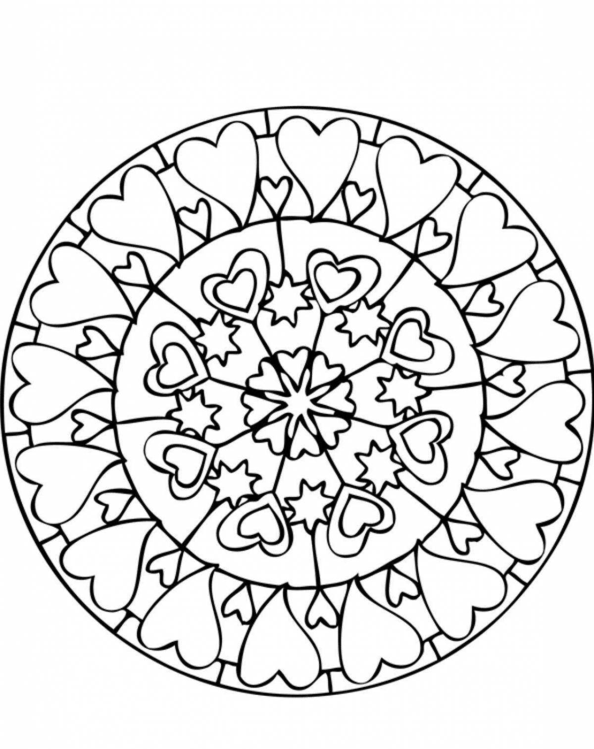 Adorable mantra coloring pages for kids