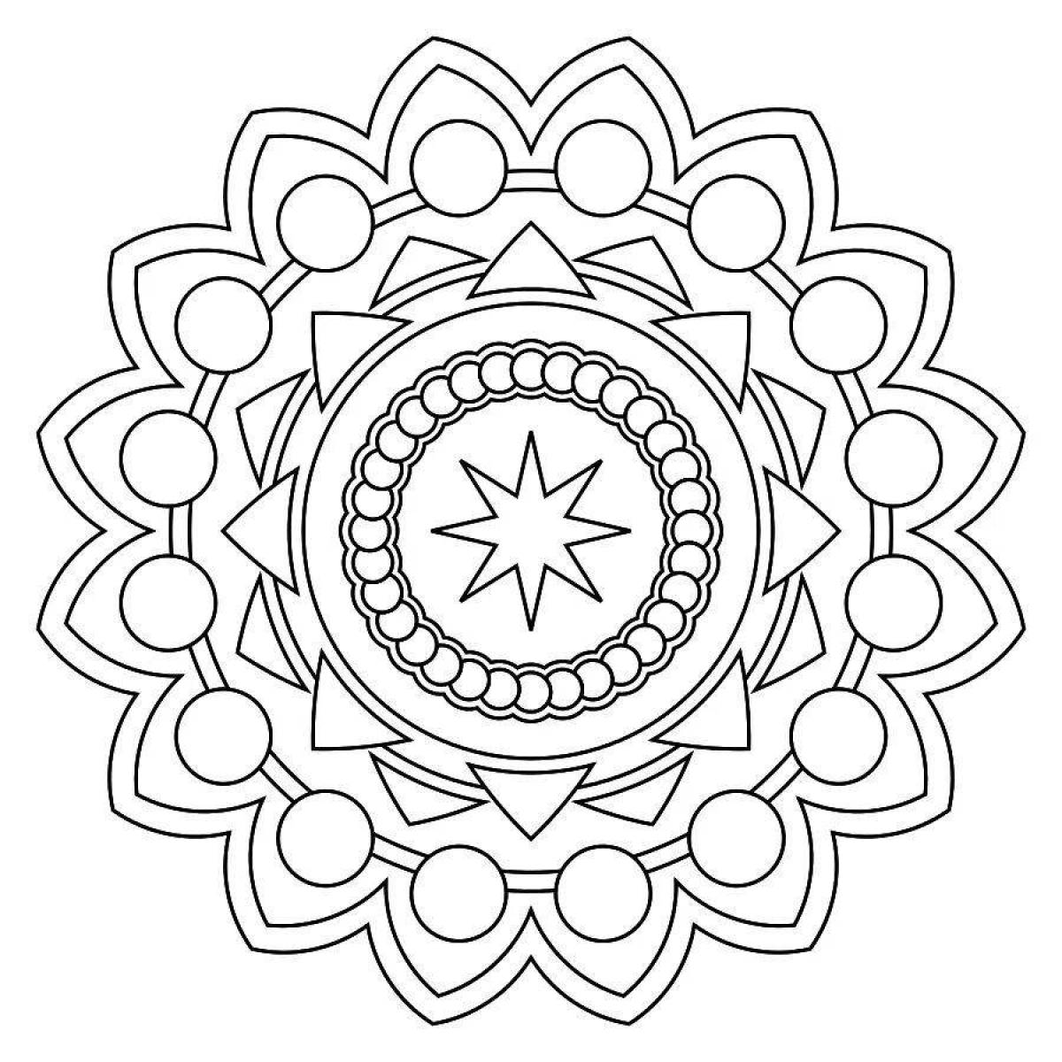 Joyful Mantra Coloring Pages for Toddlers