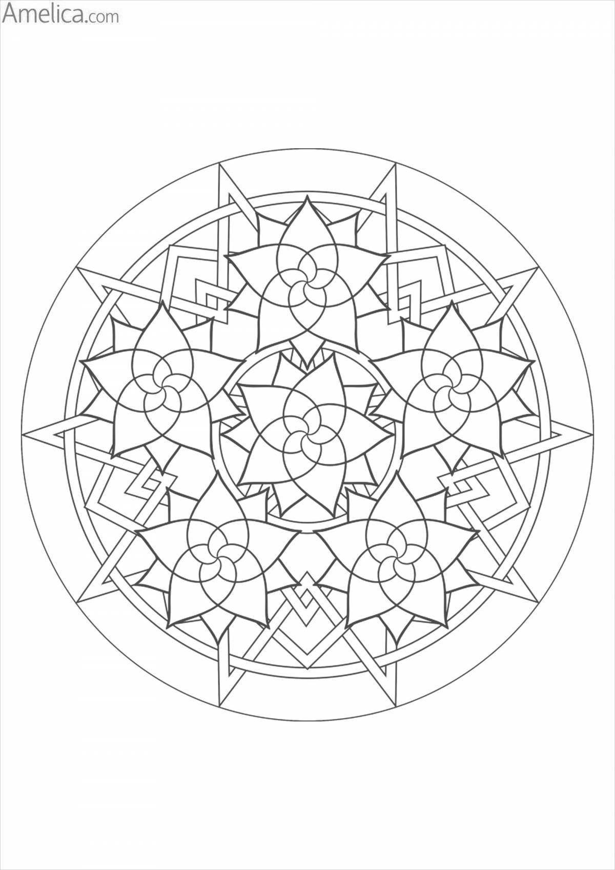 Mantra coloring pages for kids