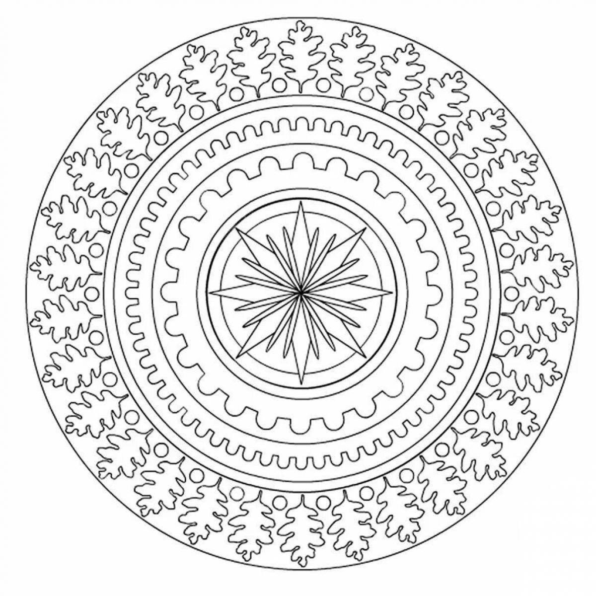 Joyful mantra coloring pages for preschoolers