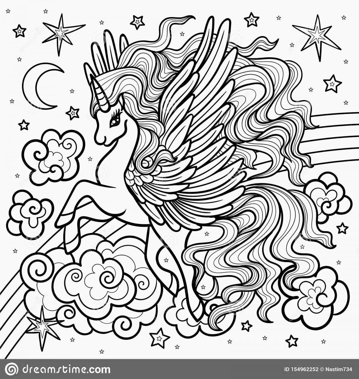 Colorful Rainbow Friends Animated Coloring Page