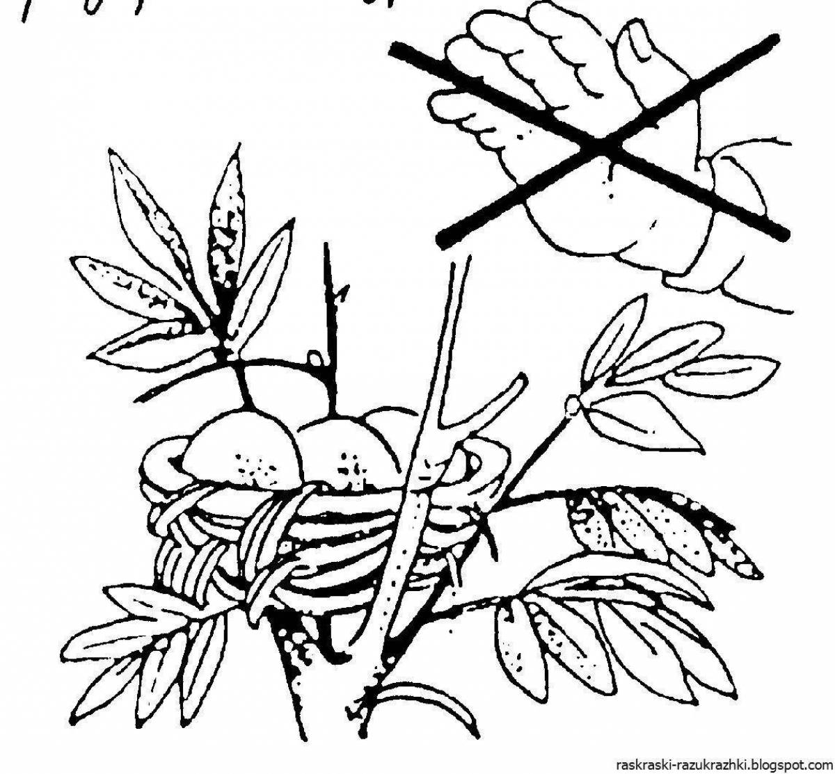 Exciting eco sign coloring pages for kids