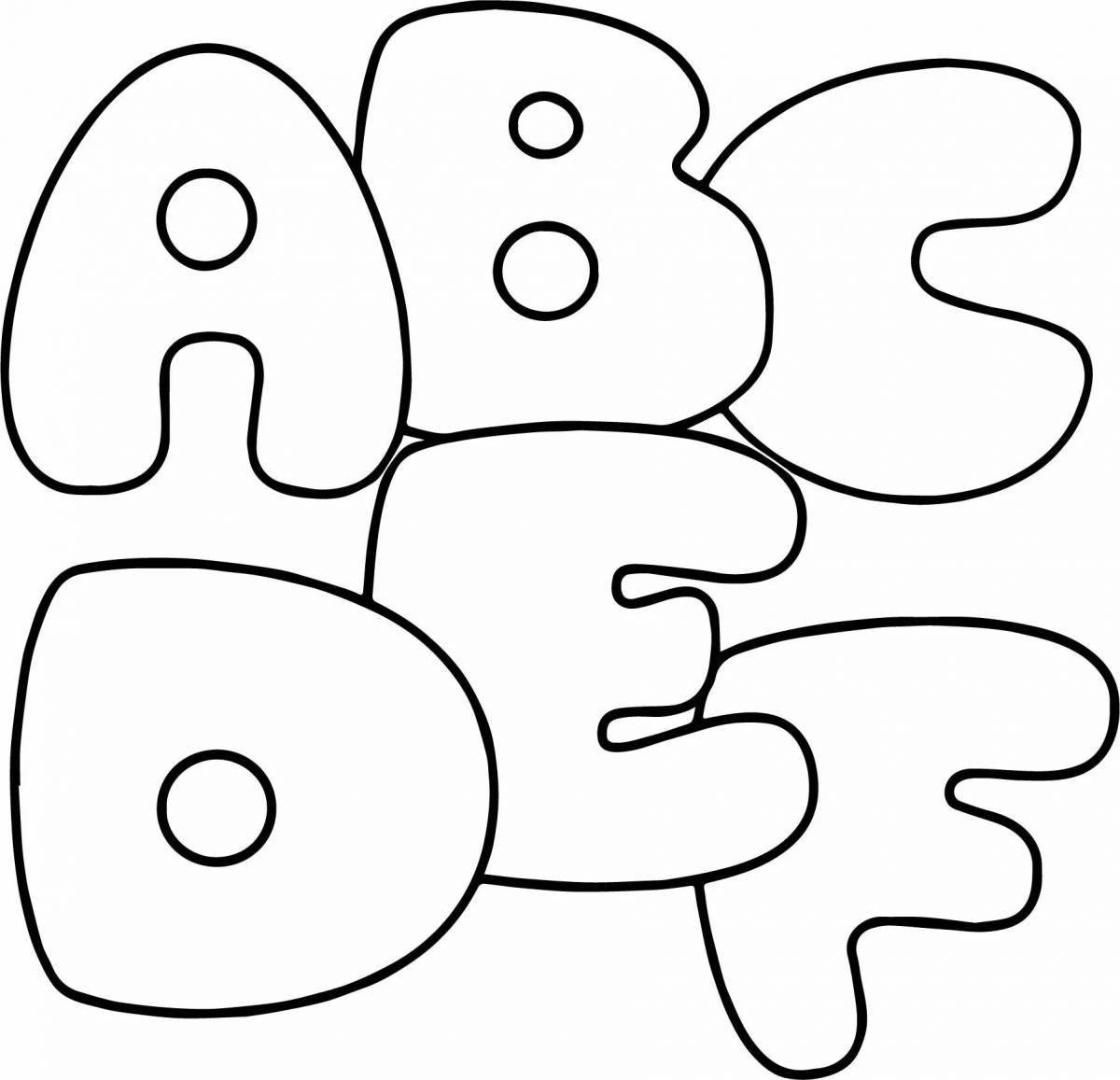 Incredible abc coloring book for kids