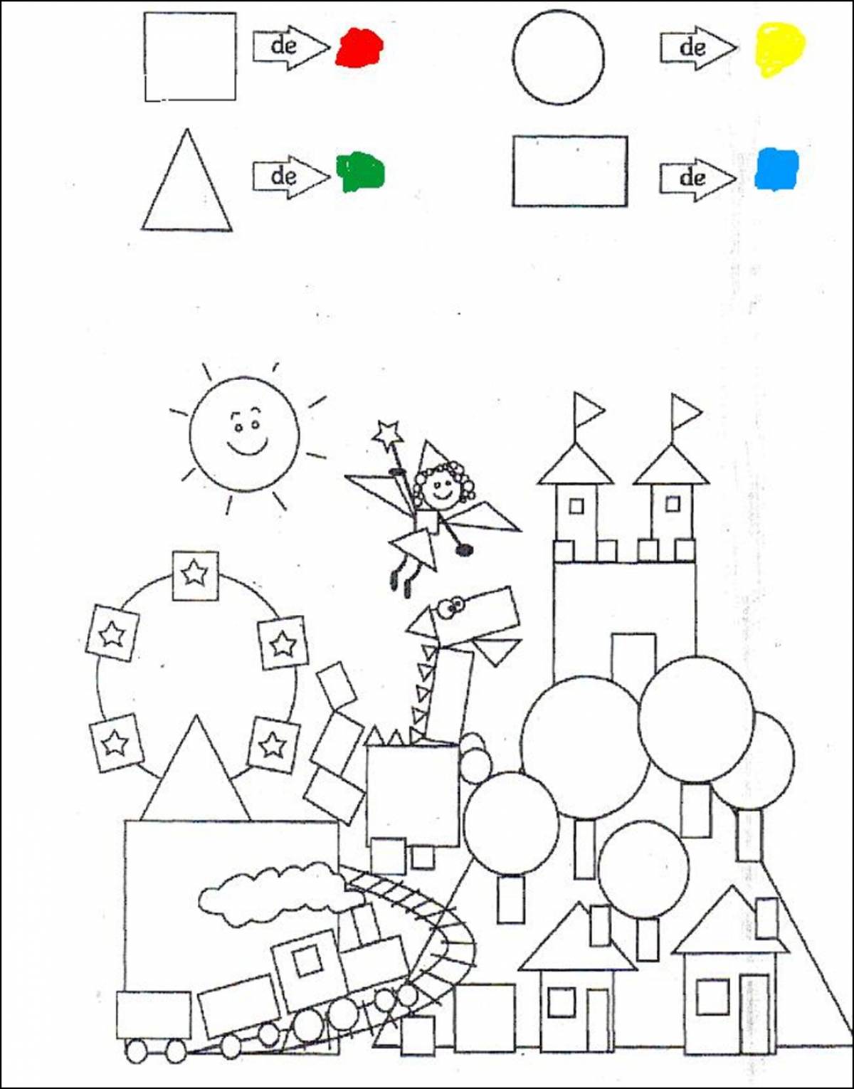 Geometric shapes for preschoolers #9
