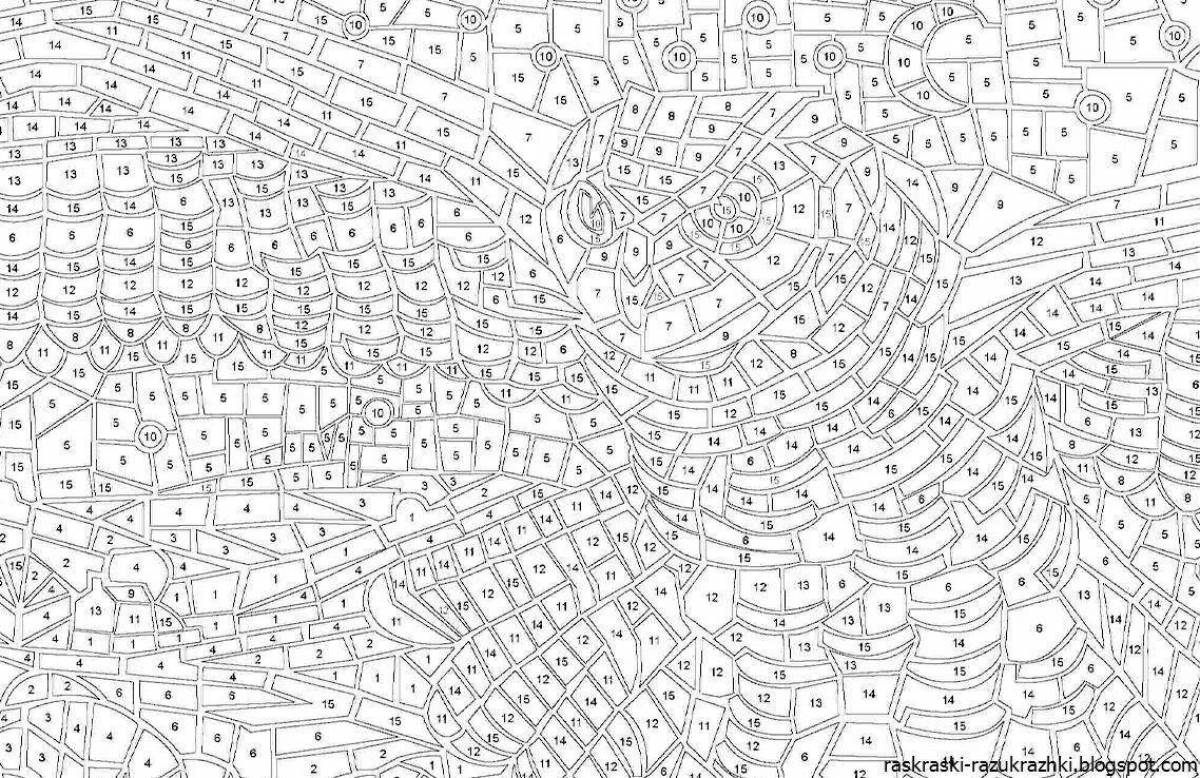 Photo Rejuvenating anti-stress game by numbers