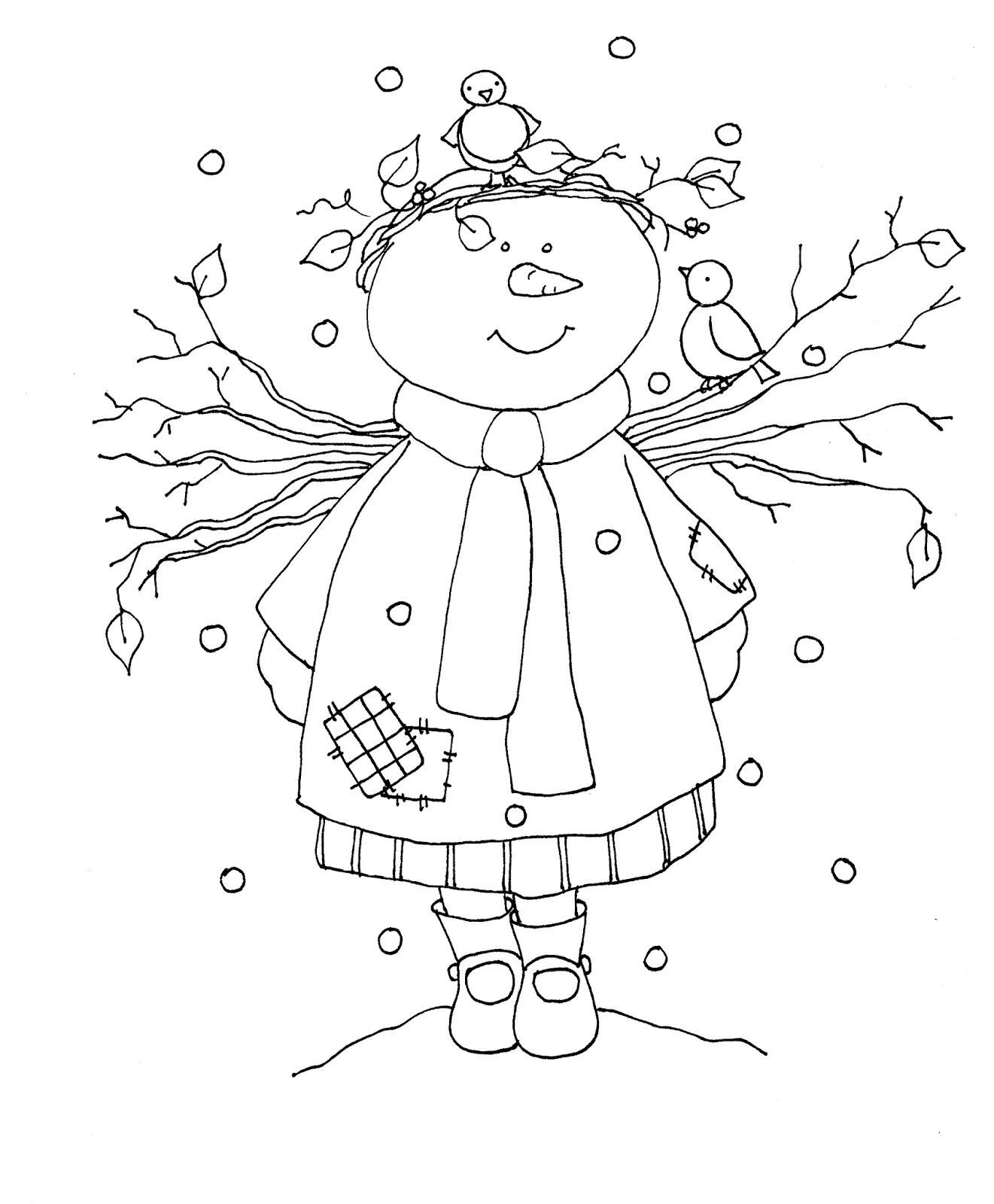 Снежная баба для детей #6