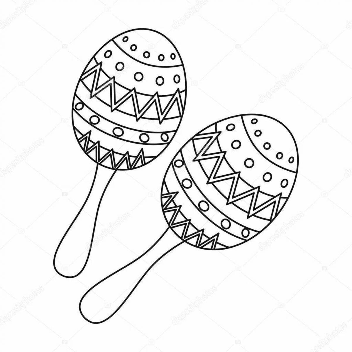 Complex spoons for Russian folk instruments