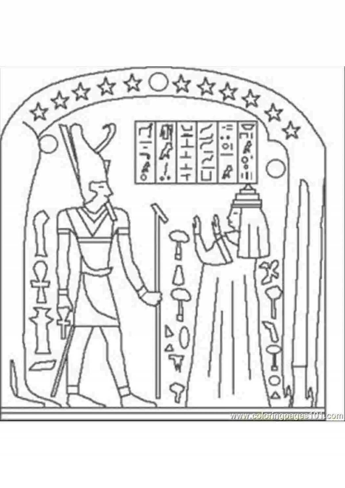 Египетские рисунки для детей