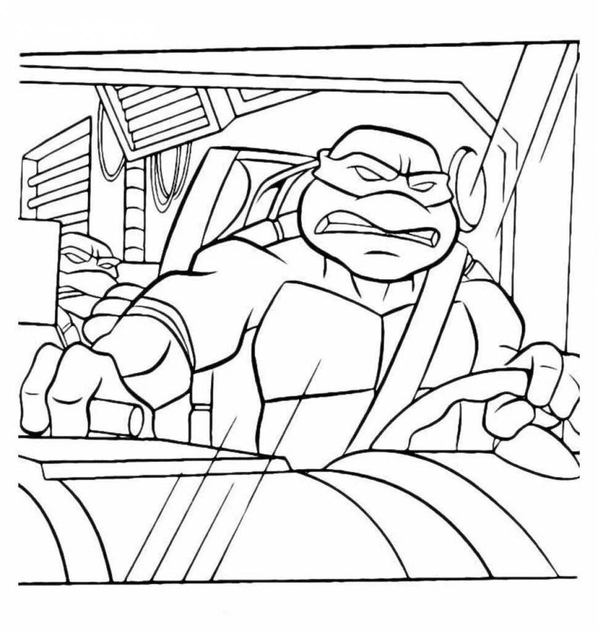 Teenage Mutant Ninja Turtles dazzling coloring book