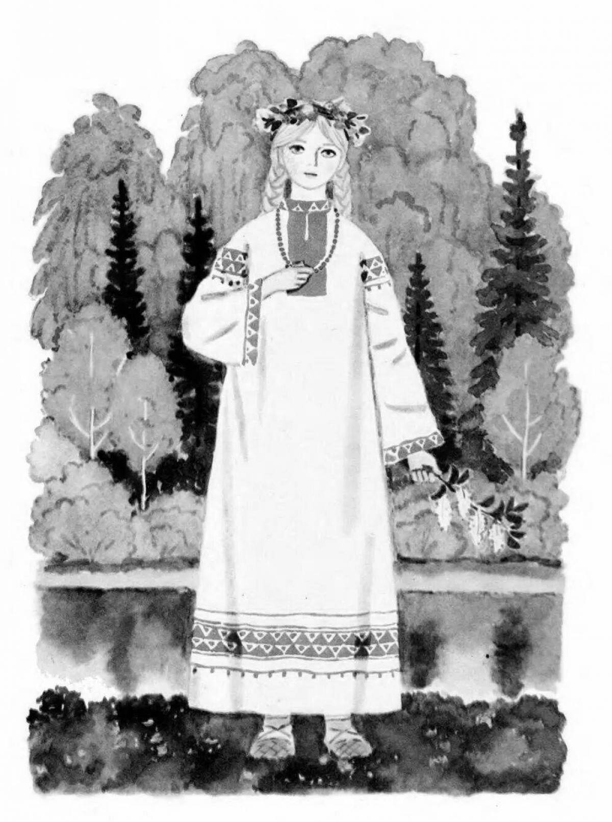 Rimsky Korsakov's bright coloring of the opera The Snow Maiden