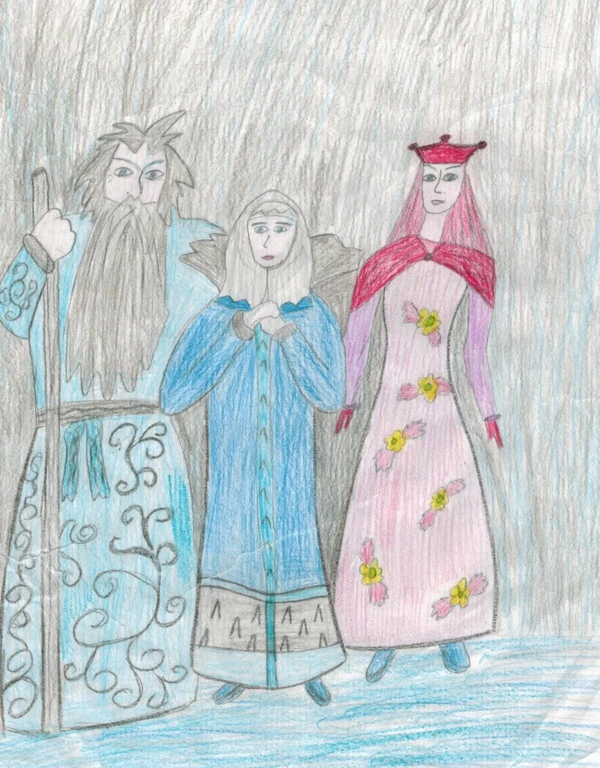 Luxury coloring of the opera Snow Maiden Rimsky Korsakov