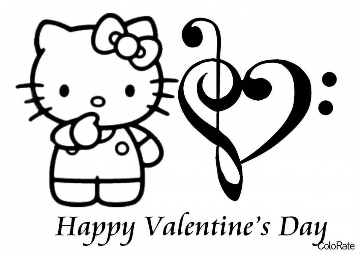 Hello kitty with heart #4