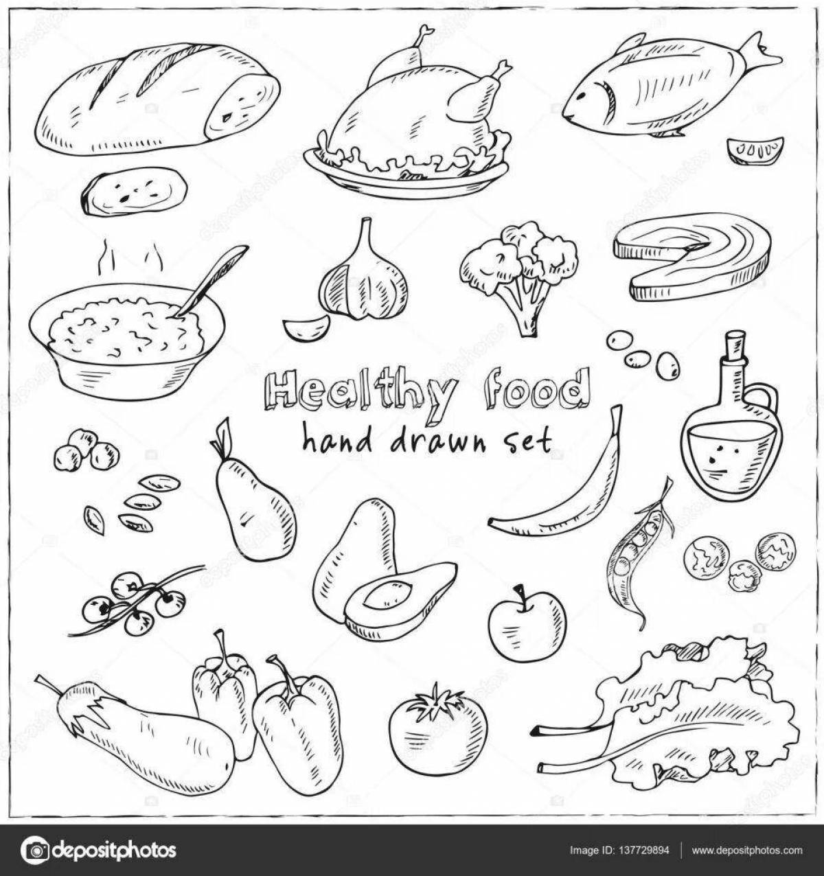 Innovative Proper Nutrition Grade 2 coloring book