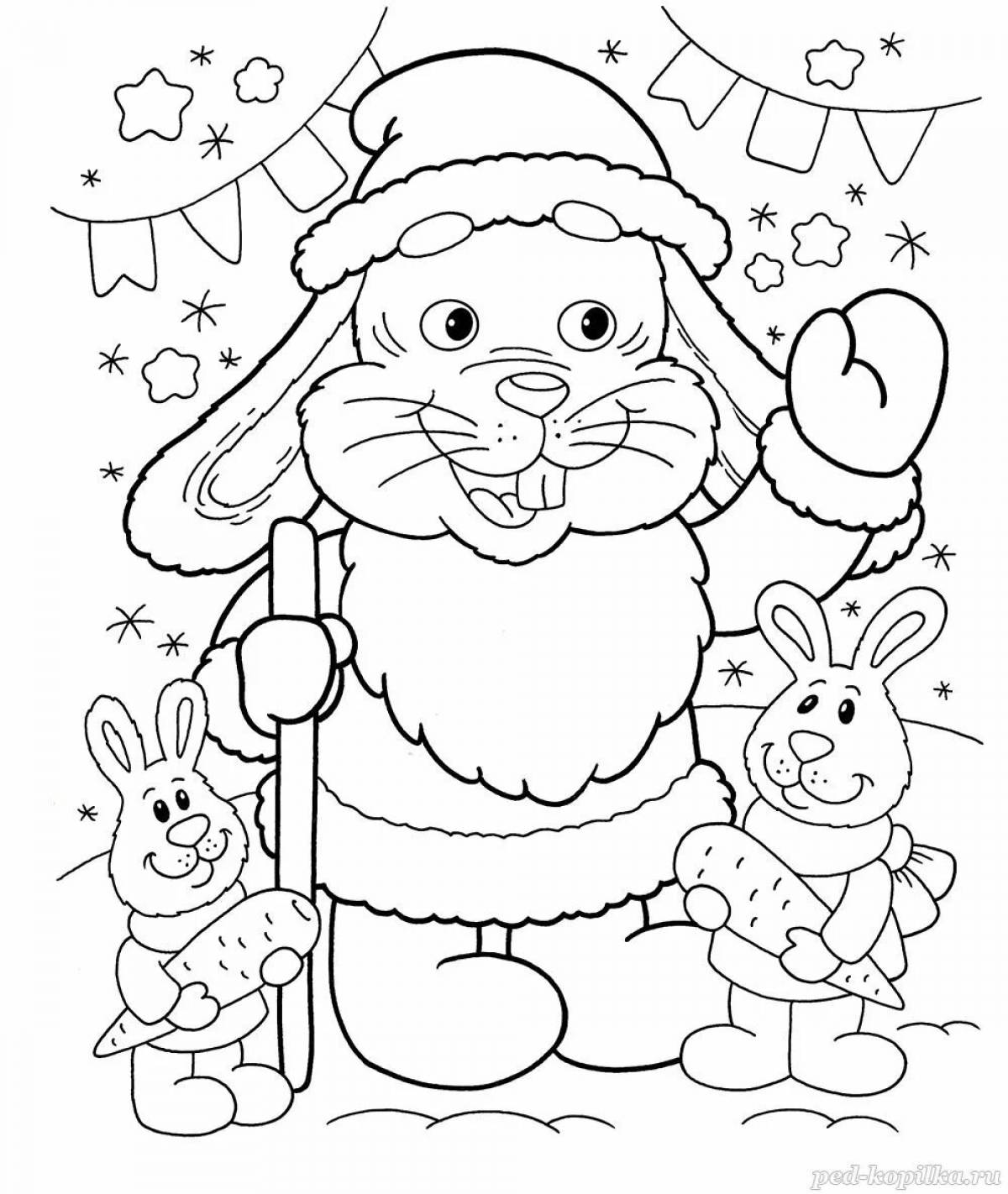 Santa Claus and Bunny #2