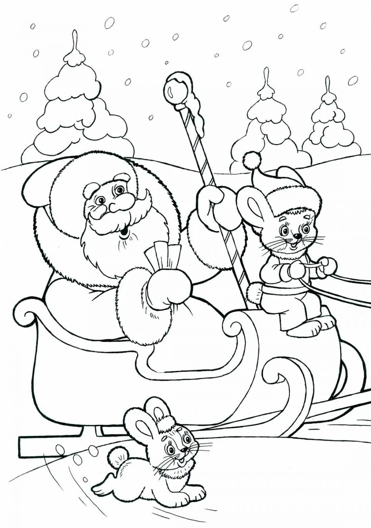 Santa Claus and Bunny #3