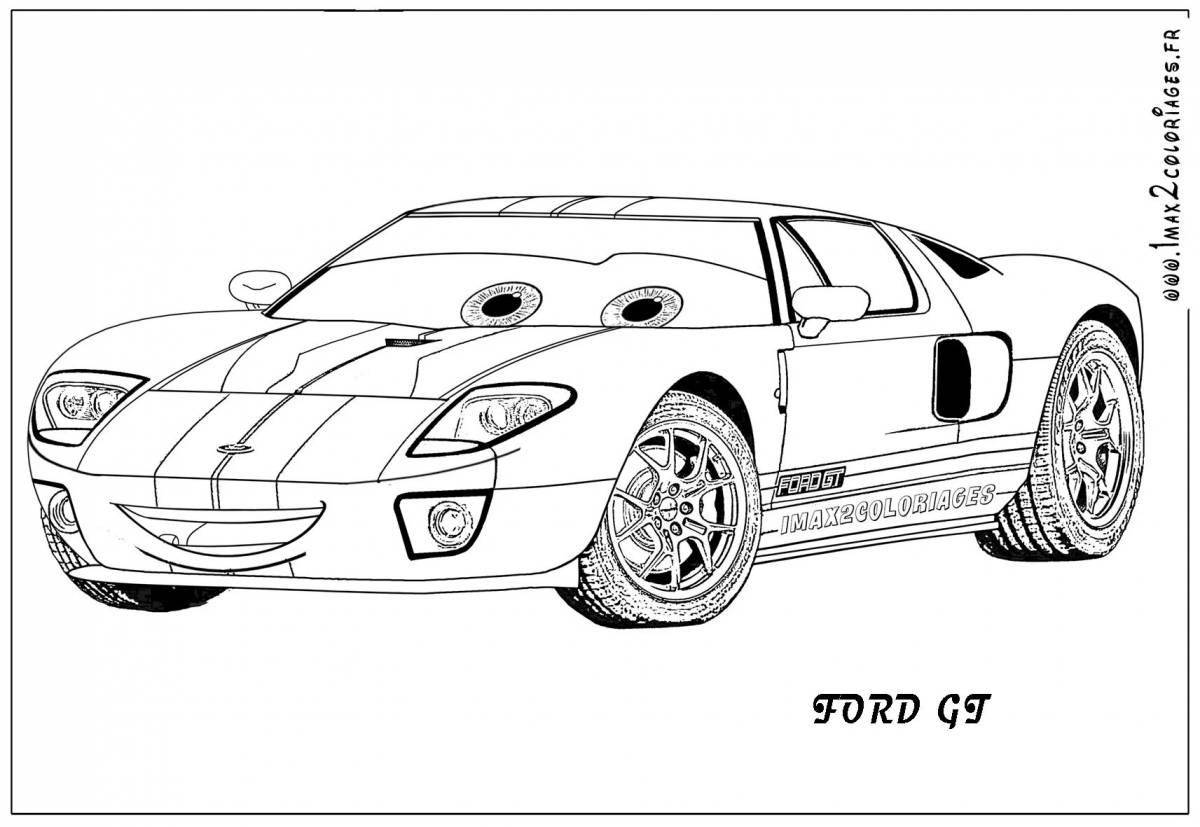 Luxury coloring pages complex cars for boys