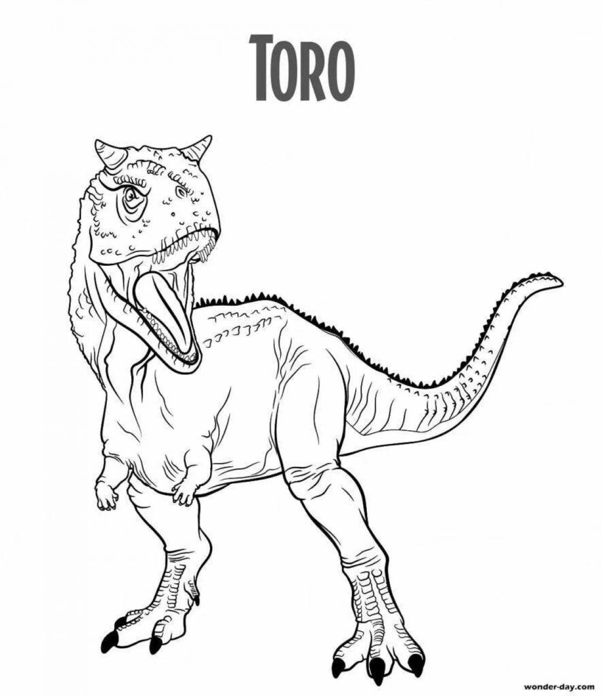 Jurassic world domination flawless coloring page