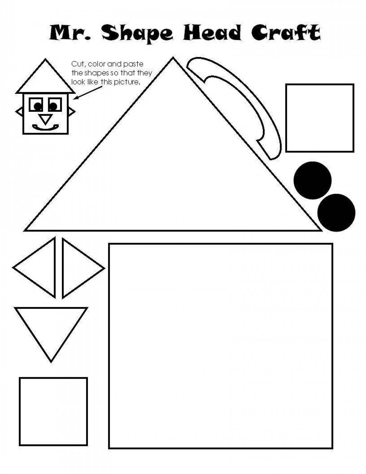 дом из фигур распечатать (100) фото