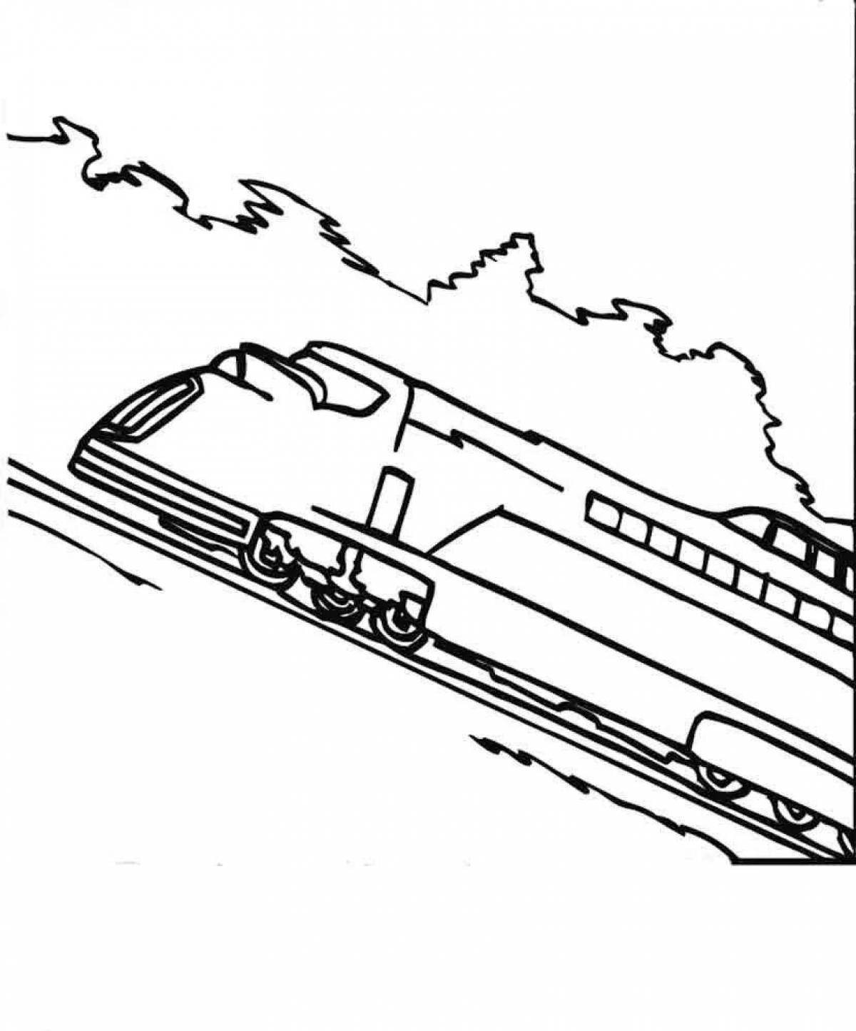 Fabulous freight train coloring book for kids