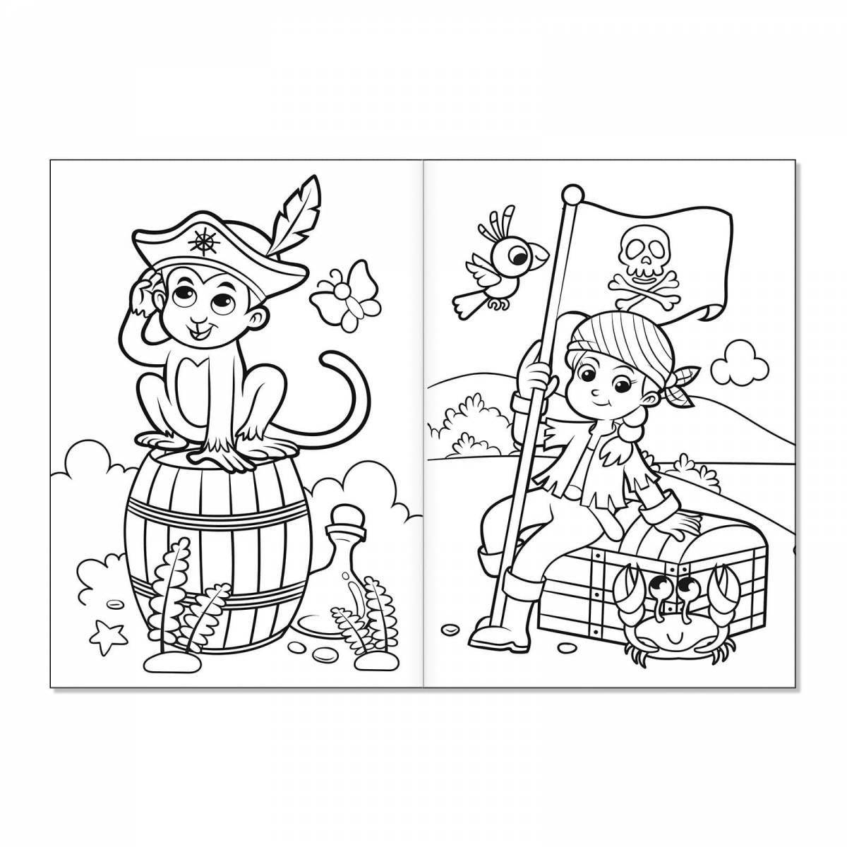 Fairytale coloring book for kids a5 size