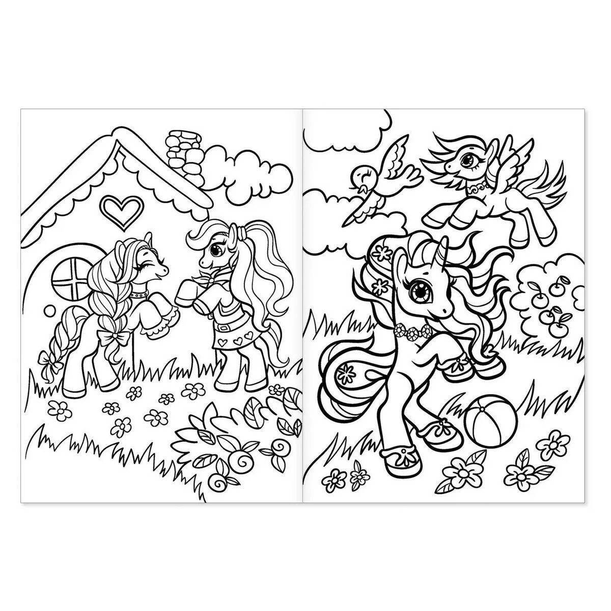 Color-wild coloring for children a5 size