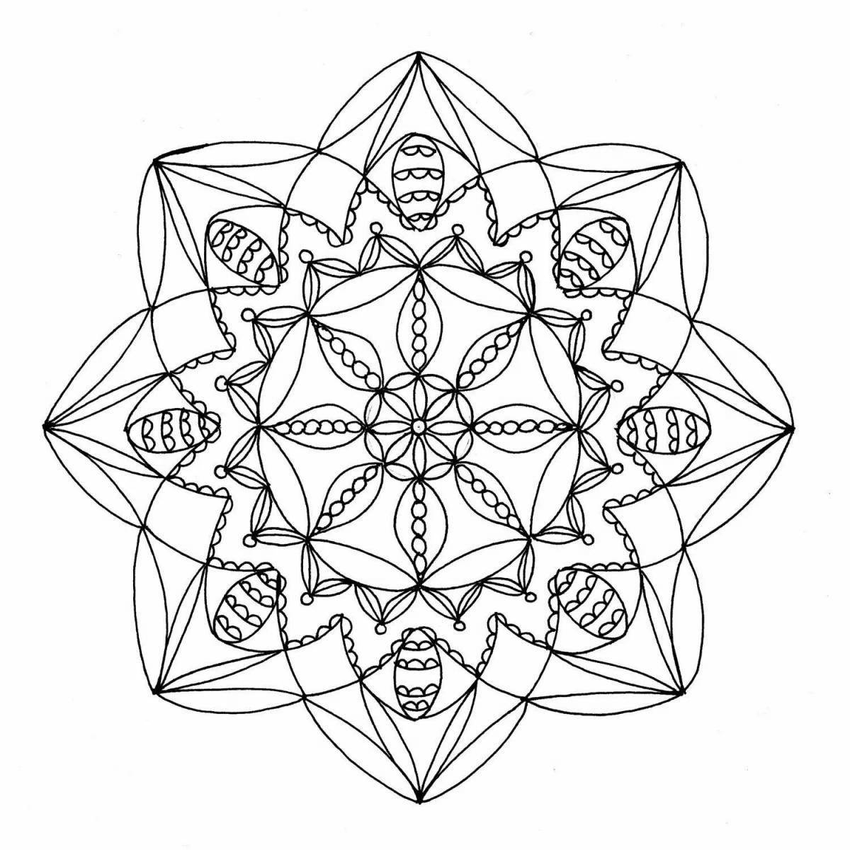 Generous coloring wish mandala wish fulfillment