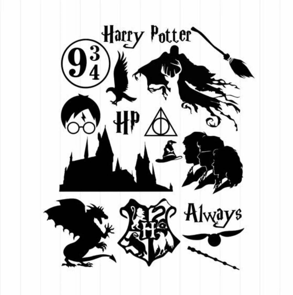 Fun coloring pages with harry potter stickers