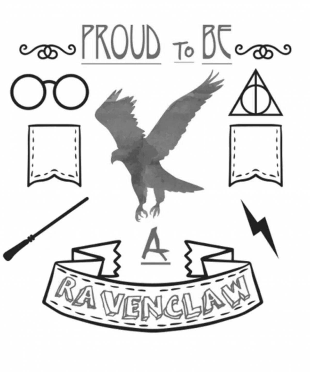 Harry potter tempting coloring pages stickers