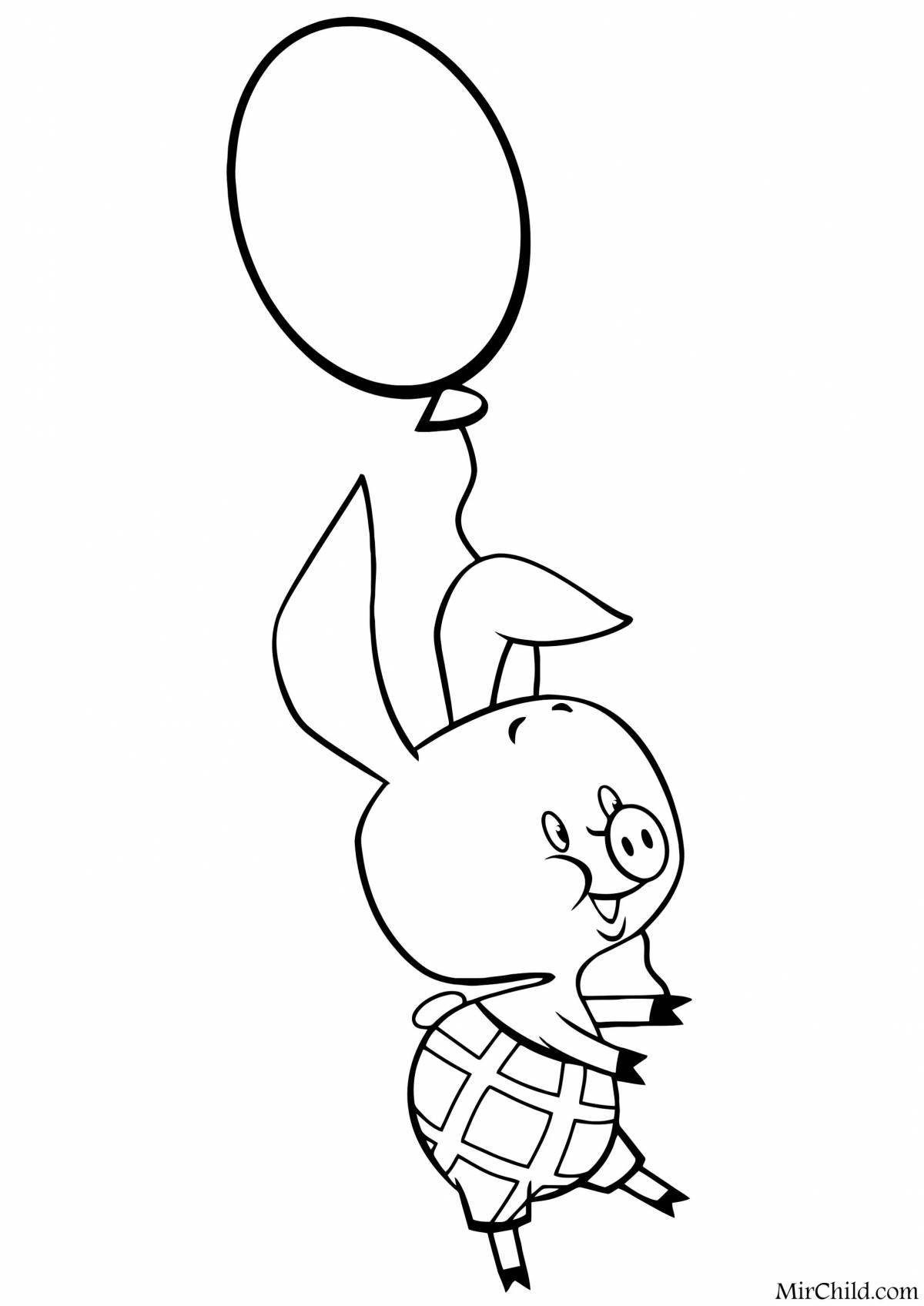 Winnie the pooh with balloon #7
