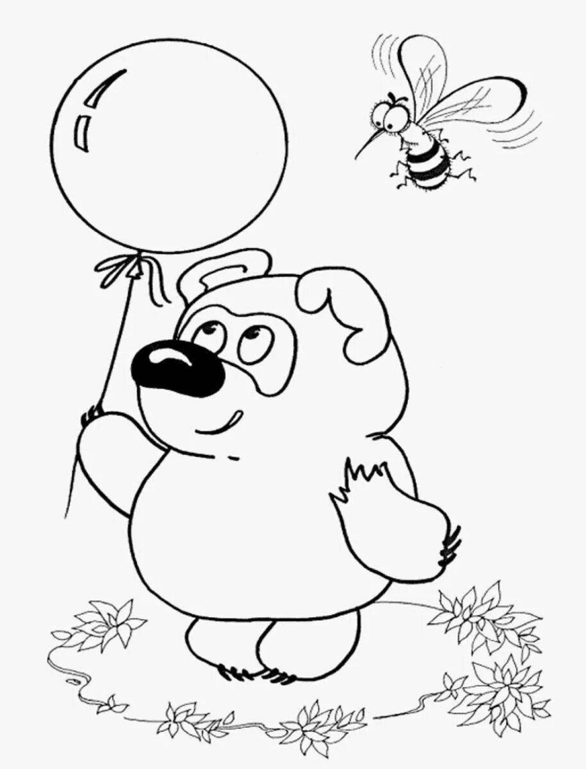 Winnie the pooh with balloon #8