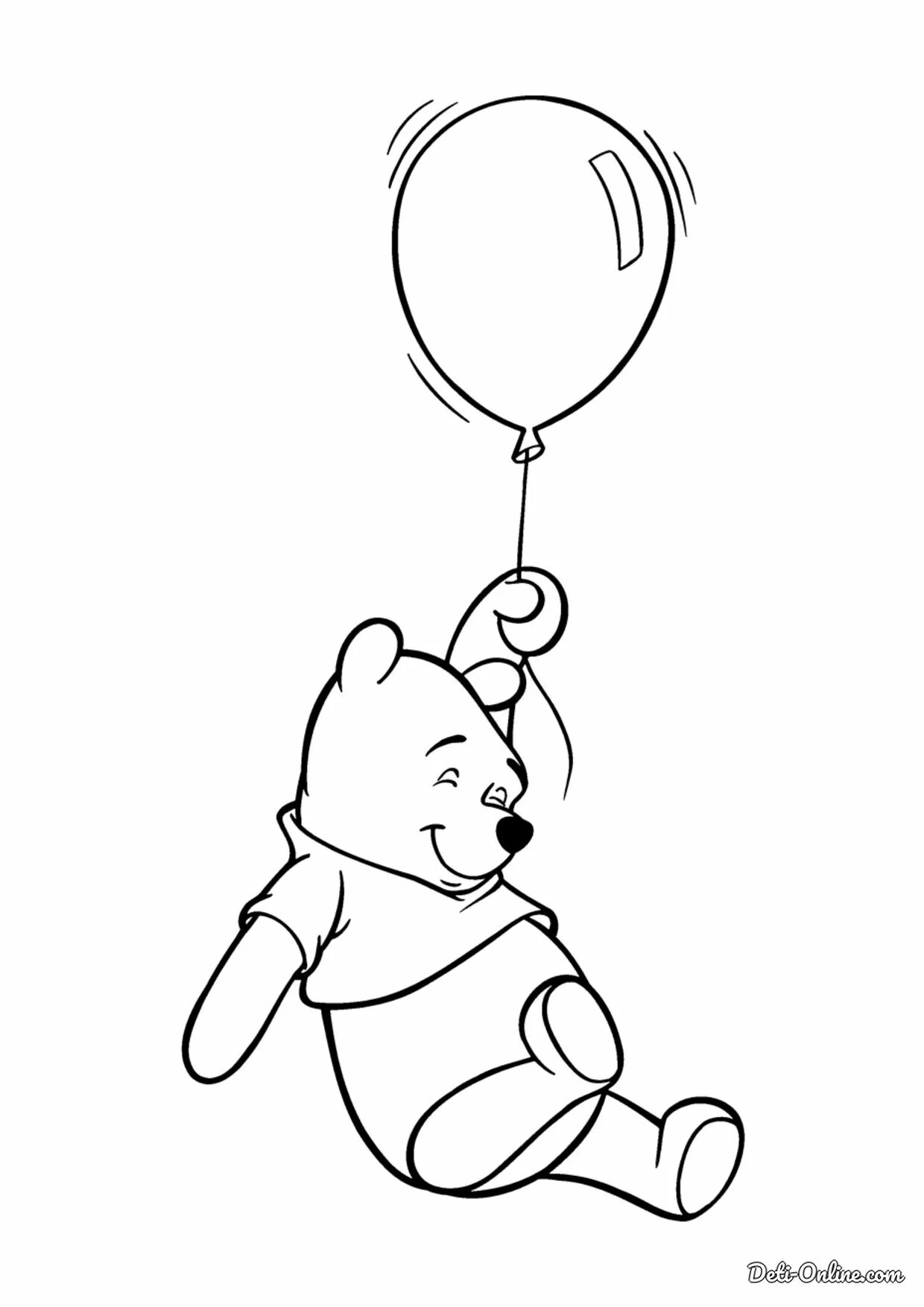Winnie the pooh with balloon #15