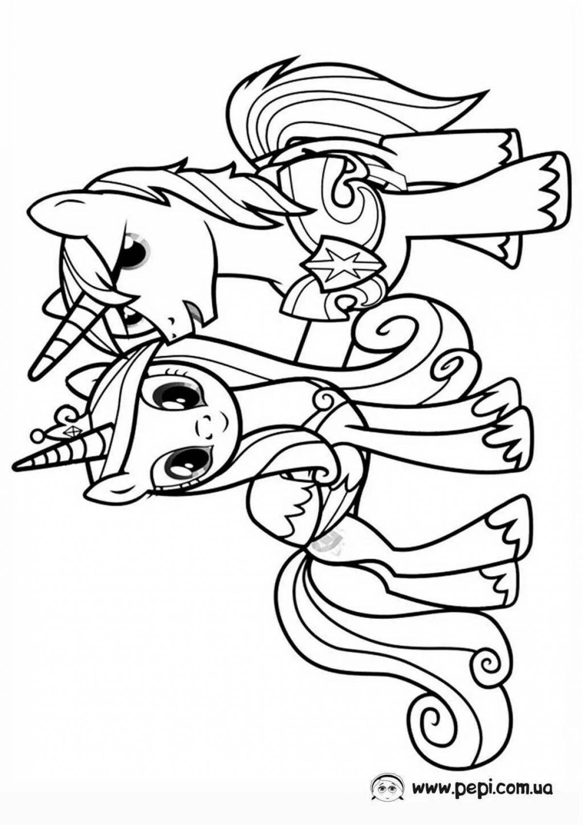 Exquisite coloring my little pony cadence