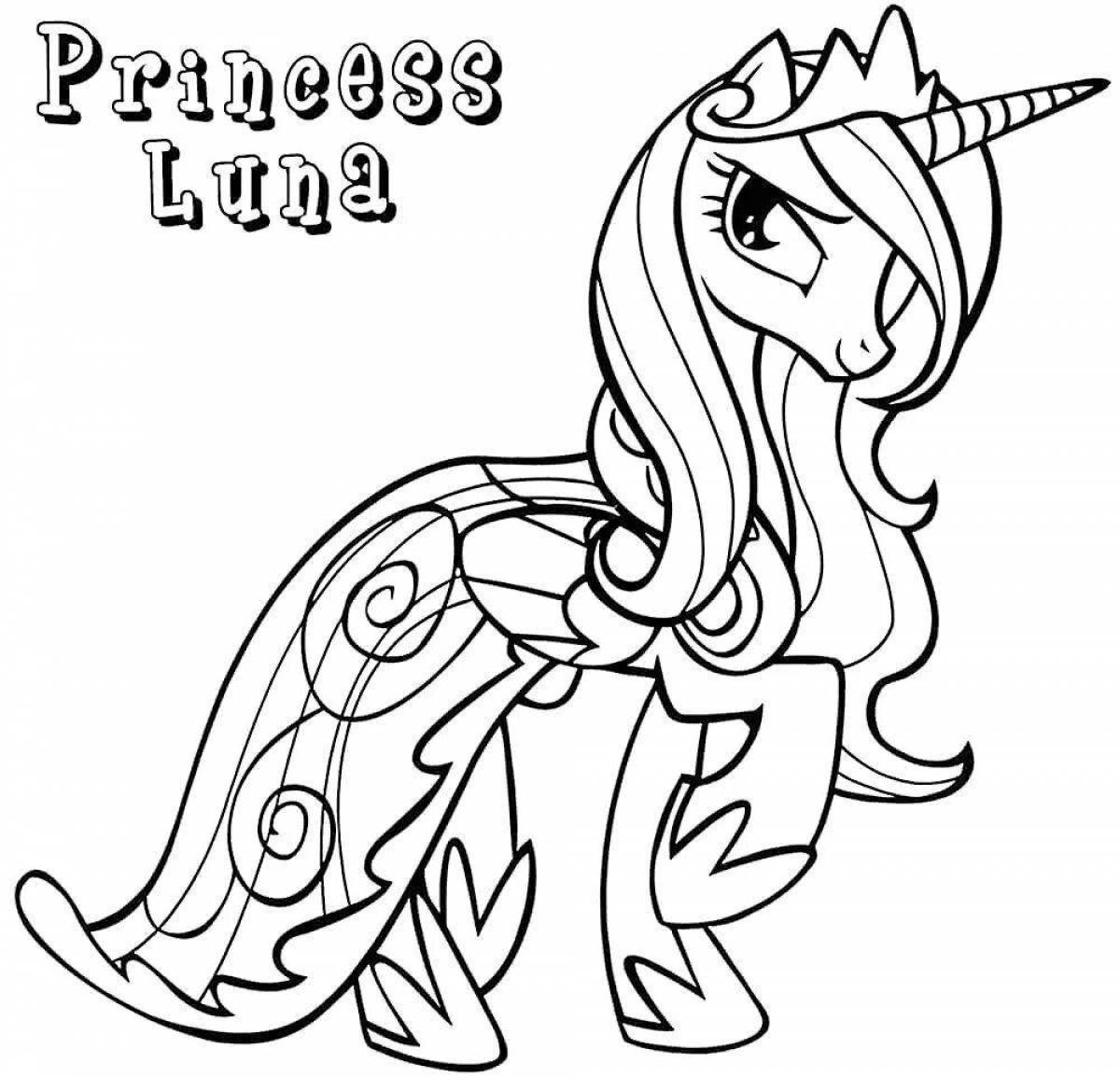 My little pony cadence dazzling coloring book