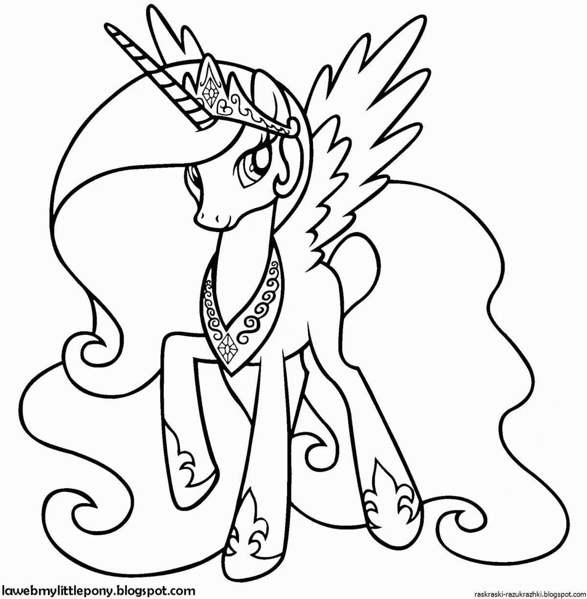 Fancy coloring my little pony cadence