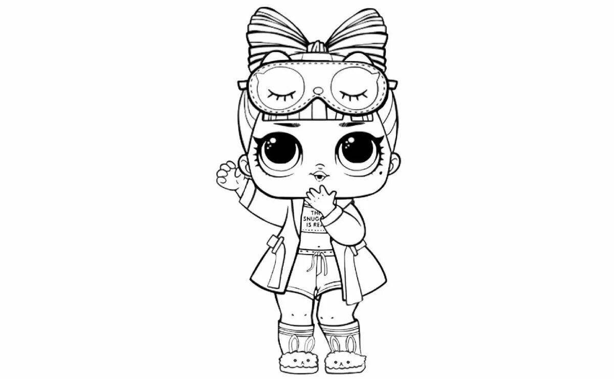 Photo Wonderful coloring lol doll new series