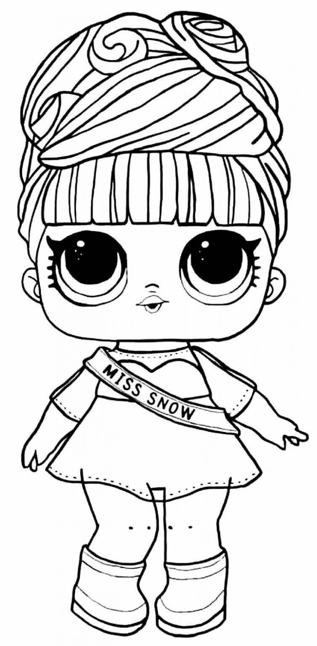 Photo Innovative coloring lol doll new series