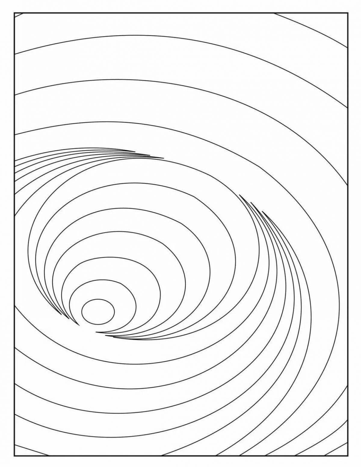 Спиральная раскраска. Спираль для рисования. Спиральные рисунки. Рисование по спирали.