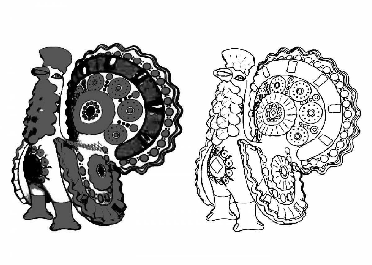 дымковская игрушка индюк раскраска. дымковская игрушка индюк раскраска для детей. роспись дымковской игрушки индюк для детей. рисование дымковский индюк. дымковская игрушка "индюк".