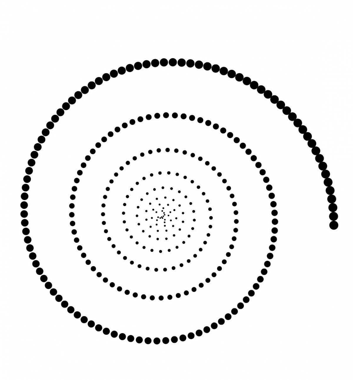 Рисовать круги на бумаге. Спираль фигура. Спираль пунктир. Спираль для рисования. Круглая спираль.