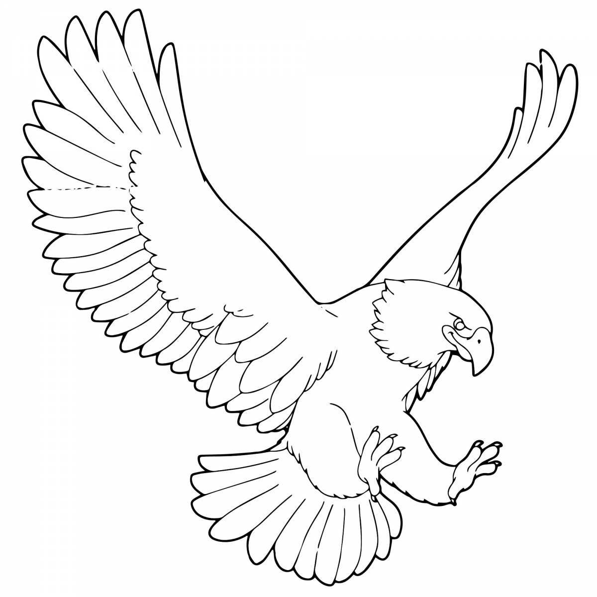 Грандиозная раскраска двуглавый орел