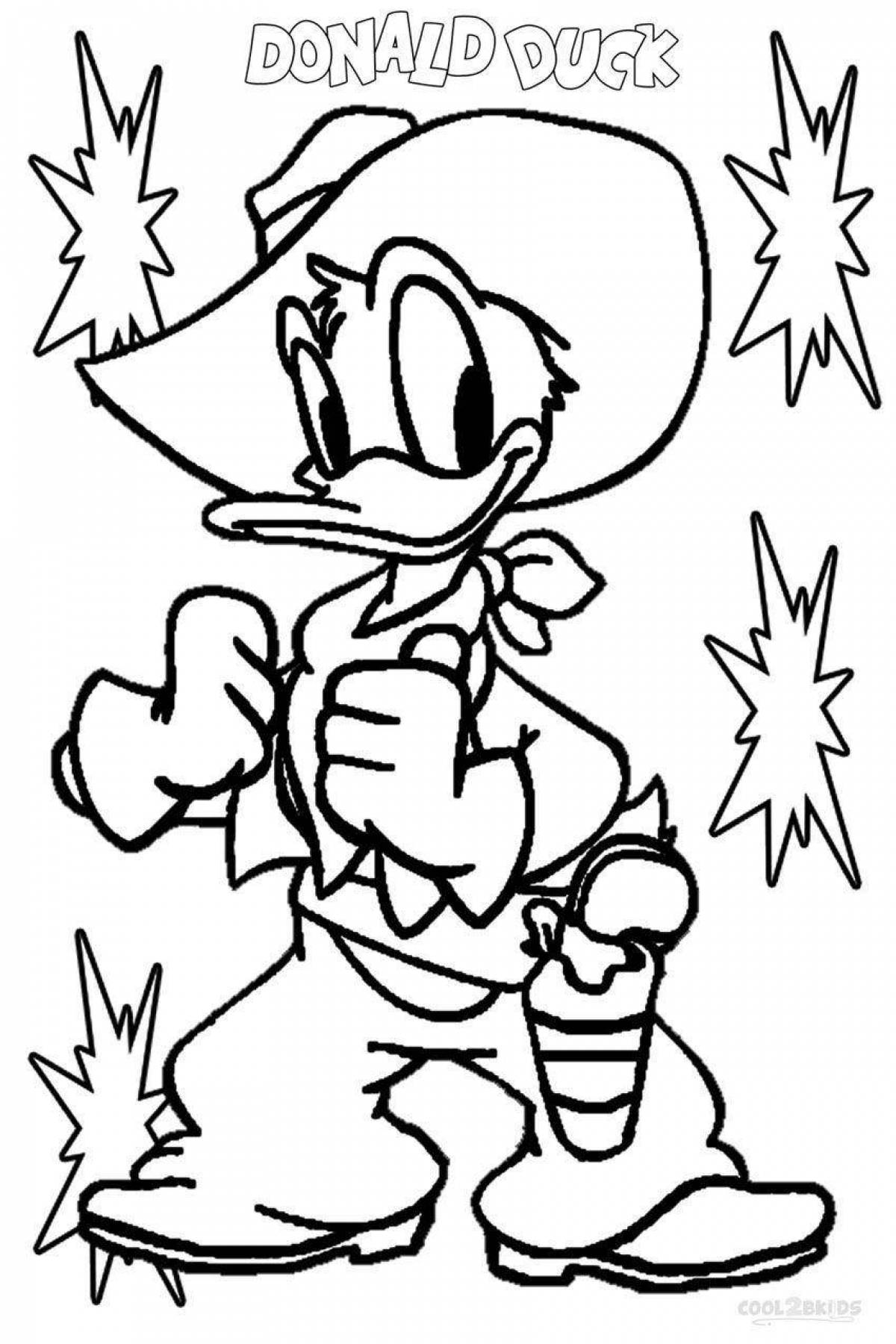 Donald duck with money #2